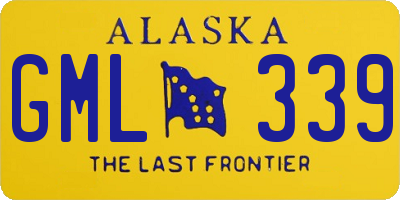AK license plate GML339