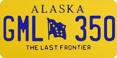 AK license plate GML350