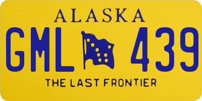 AK license plate GML439