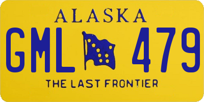 AK license plate GML479