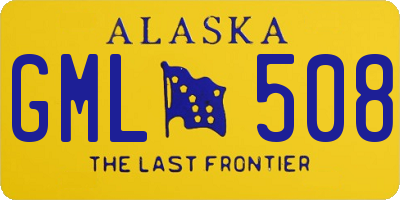 AK license plate GML508