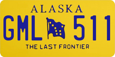 AK license plate GML511