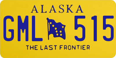 AK license plate GML515