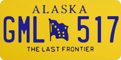 AK license plate GML517