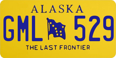 AK license plate GML529