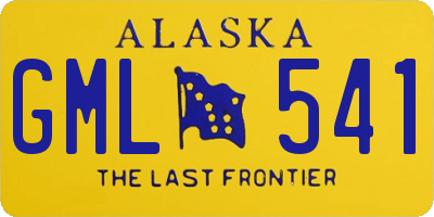 AK license plate GML541