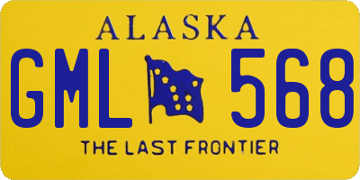 AK license plate GML568