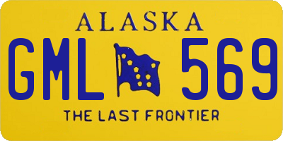 AK license plate GML569