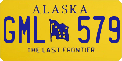 AK license plate GML579