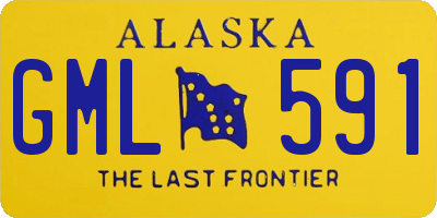 AK license plate GML591