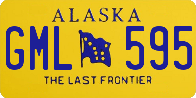 AK license plate GML595