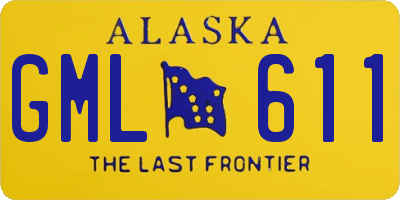 AK license plate GML611