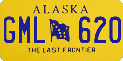 AK license plate GML620