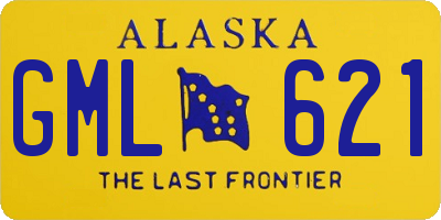 AK license plate GML621