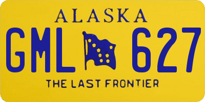 AK license plate GML627