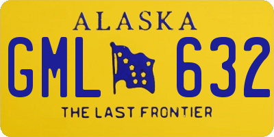 AK license plate GML632