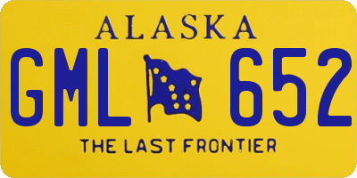 AK license plate GML652