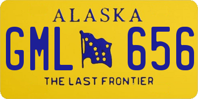 AK license plate GML656