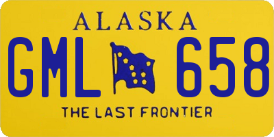 AK license plate GML658