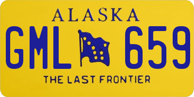 AK license plate GML659