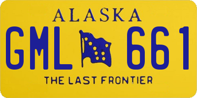 AK license plate GML661