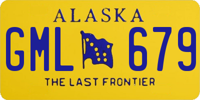 AK license plate GML679