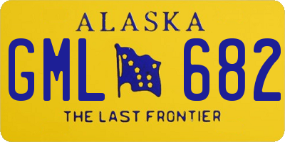 AK license plate GML682