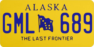 AK license plate GML689