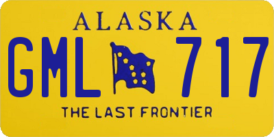 AK license plate GML717