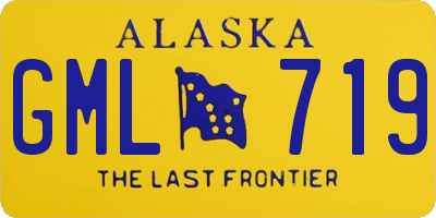 AK license plate GML719