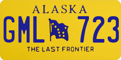 AK license plate GML723