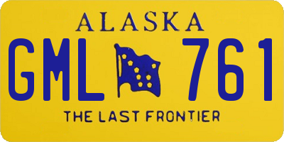 AK license plate GML761