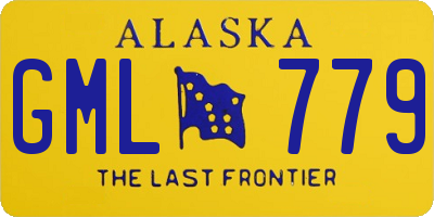 AK license plate GML779