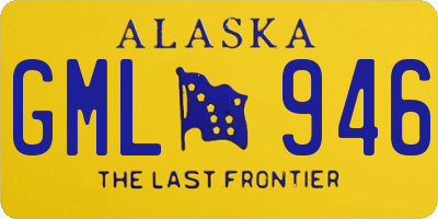AK license plate GML946