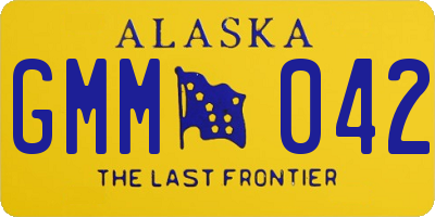 AK license plate GMM042