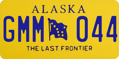 AK license plate GMM044