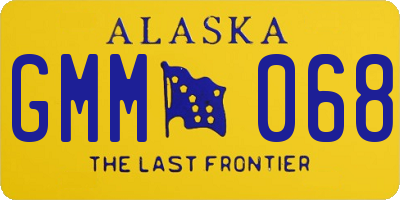 AK license plate GMM068