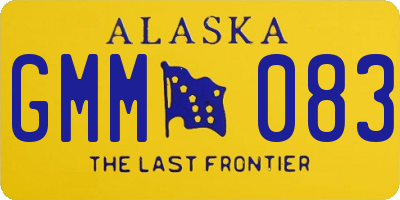 AK license plate GMM083