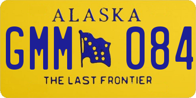AK license plate GMM084