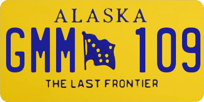 AK license plate GMM109