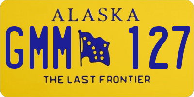 AK license plate GMM127