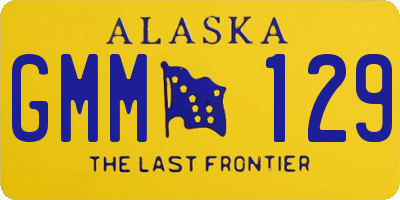 AK license plate GMM129