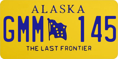 AK license plate GMM145