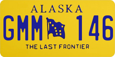 AK license plate GMM146