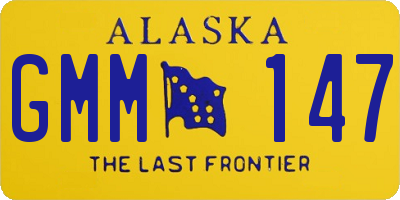 AK license plate GMM147