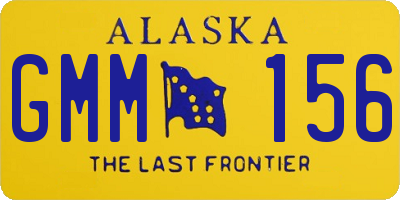 AK license plate GMM156