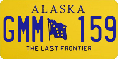 AK license plate GMM159