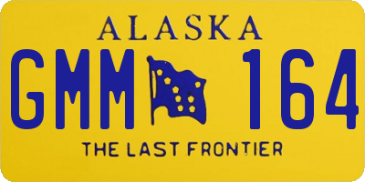 AK license plate GMM164