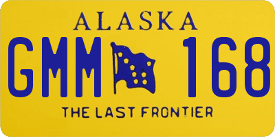 AK license plate GMM168