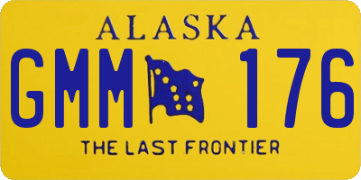 AK license plate GMM176